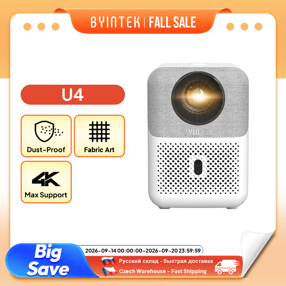 Home Cinema Compact - BYINTEK Full HD Mini Projector U4