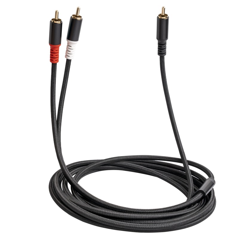 Home Cinema Beamer - 1/2/3M 1 RCA Male To 2