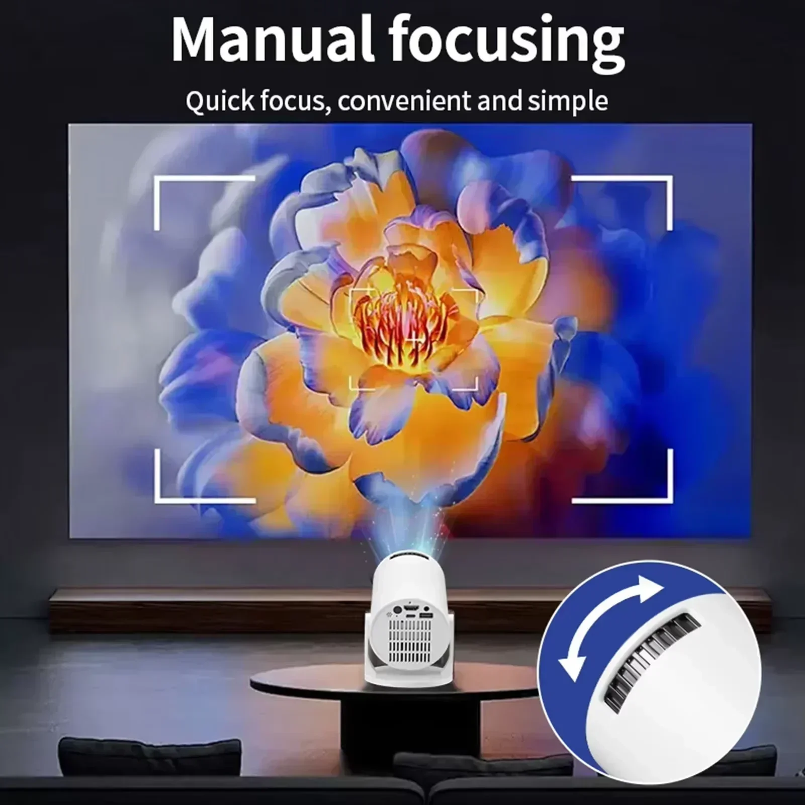 New SmartProjector Mini HY300  - Home Cinema Compact ulasan dan harga