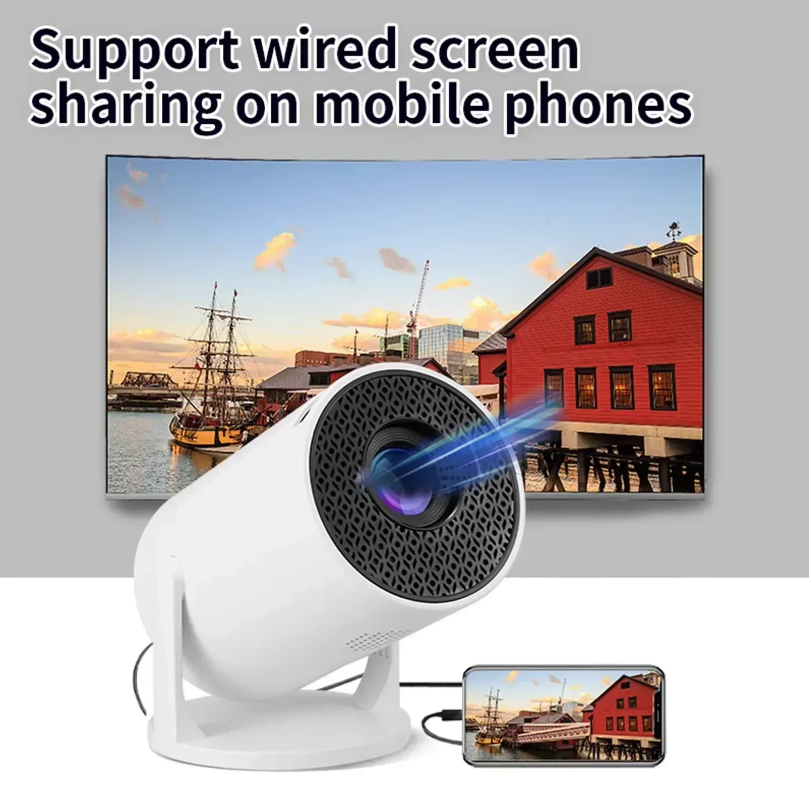 New SmartProjector Mini HY300  - Home Cinema Compact ulasan dan harga