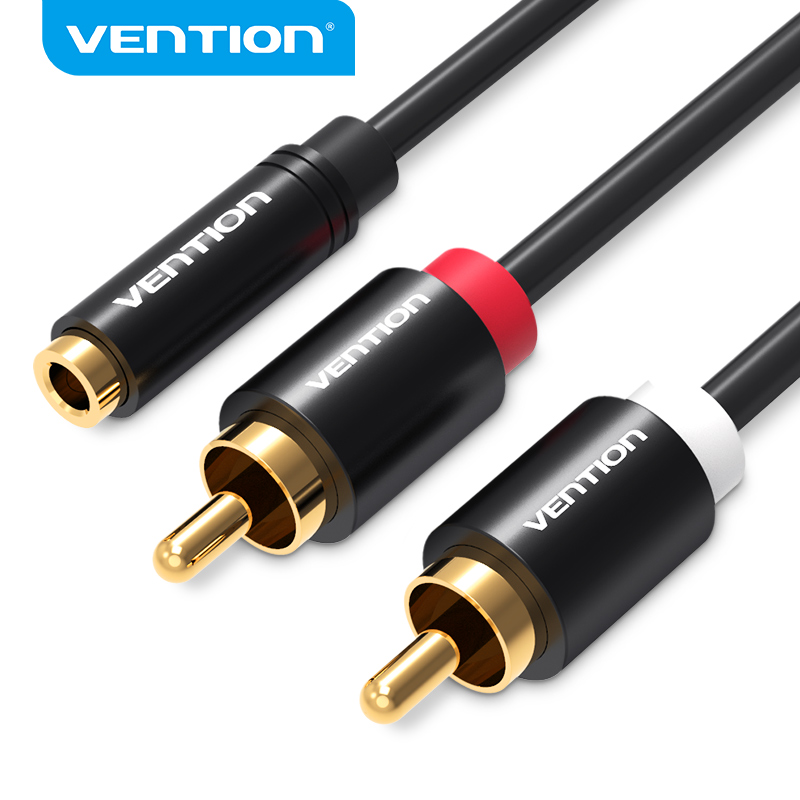 Vention Jack 3.5mm Female to 2 - Home Cinema Beamer ulasan dan harga