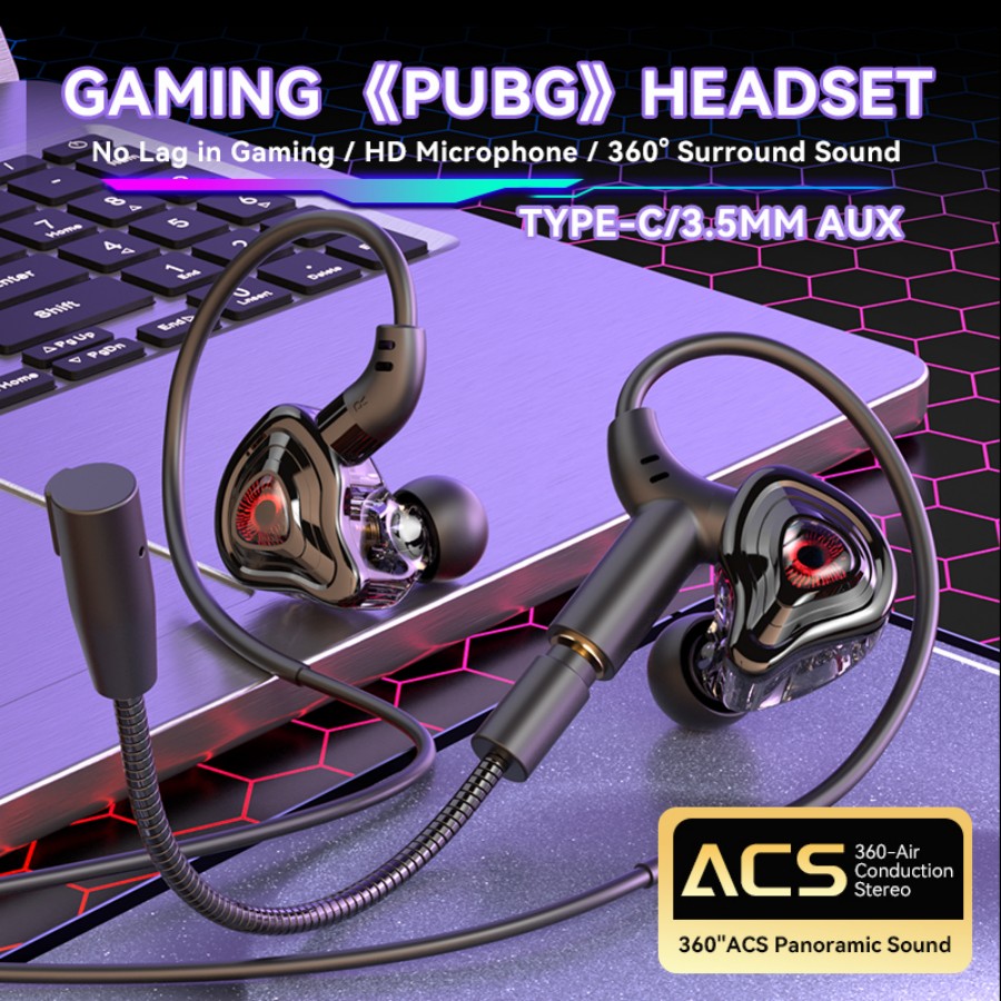 Esports Gaming Headset 360° Su - Soundbar Bluetooth Home ulasan dan harga