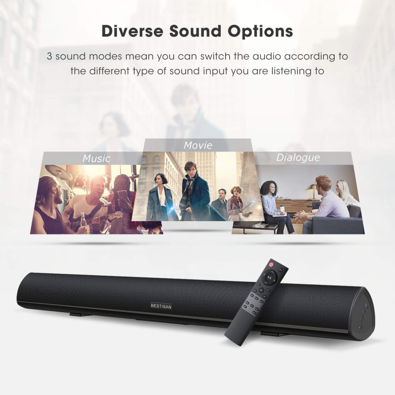 Powerful TV Soundbar Wired 100 - Home Cinema Center ulasan dan harga