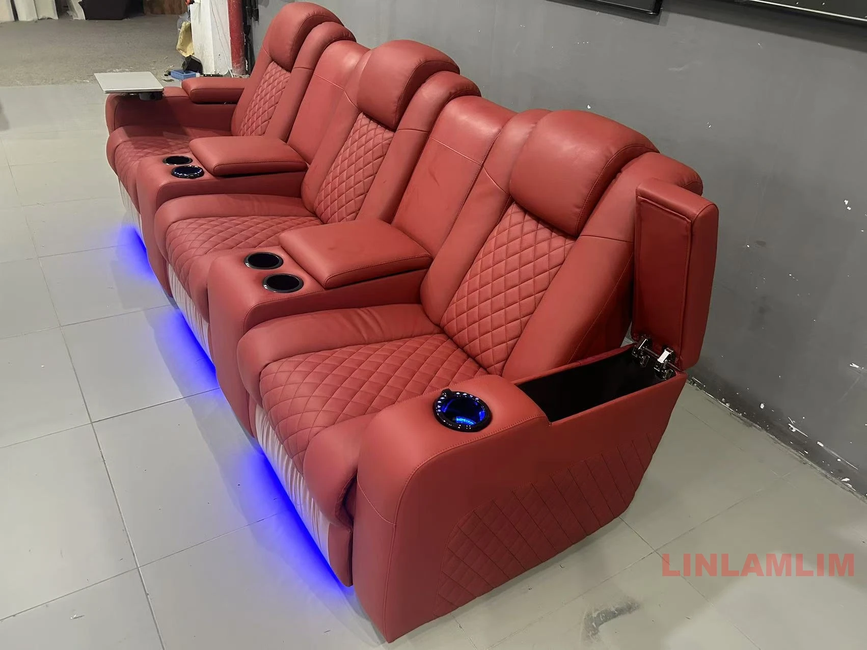 Linlamlim Luxury 3-Seat Reclin - Home Cinema Center ulasan dan harga