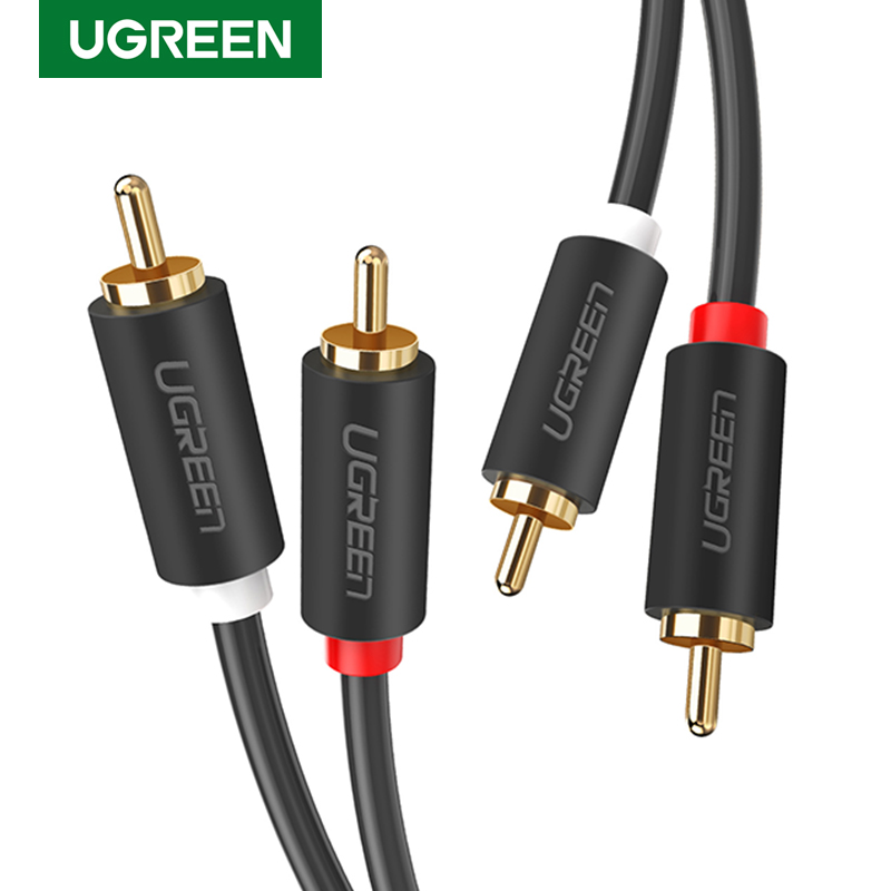 UGREEN 2RCA to 2 RCA Male to M - Home Cinema Beamer ulasan dan harga