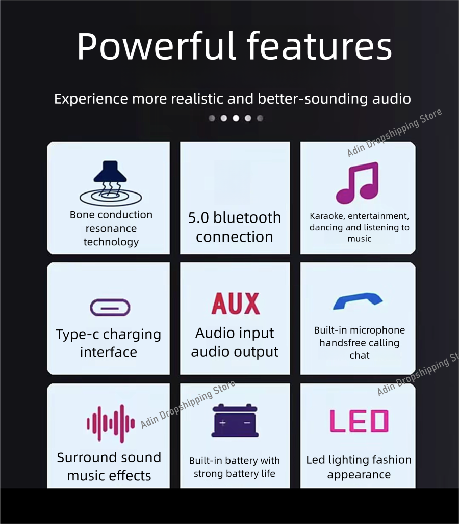 Adin 26w Vibration Bluetooth S - Soundbar Bluetooth Home ulasan dan harga