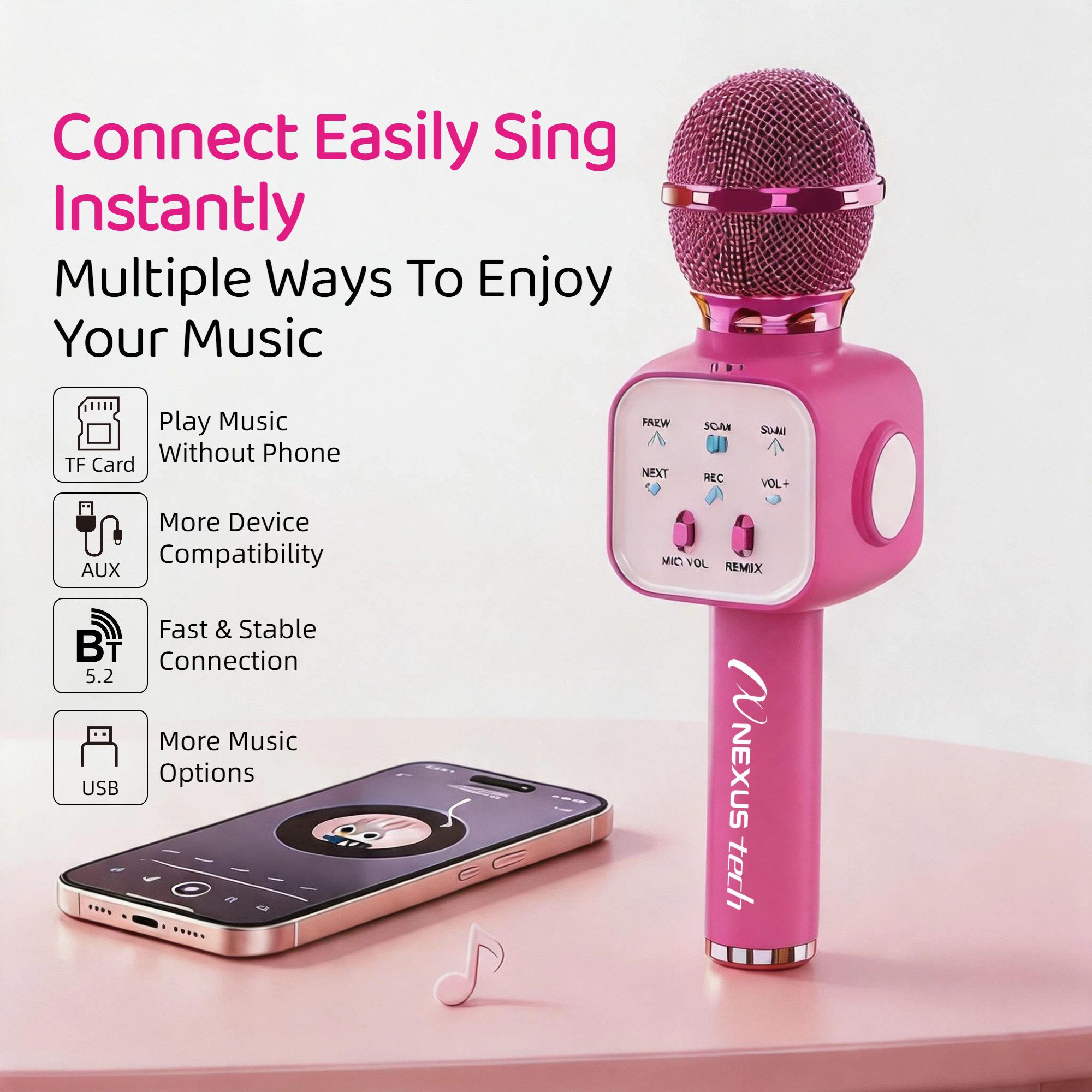Wireless Bluetooth 5.2 Karaoke - Home Theater Speaker ulasan dan harga