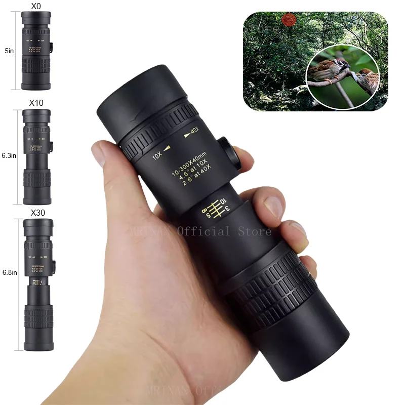 Powerful 10-300x40 HD Monocula - Home Cinema Center ulasan dan harga