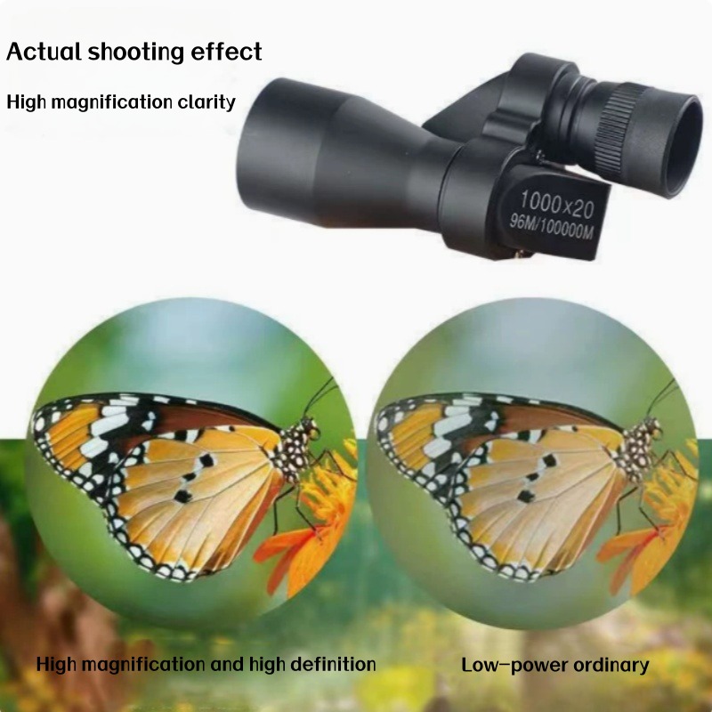 Portable HD Mini Zoom Monocula - Home Cinema Center ulasan dan harga