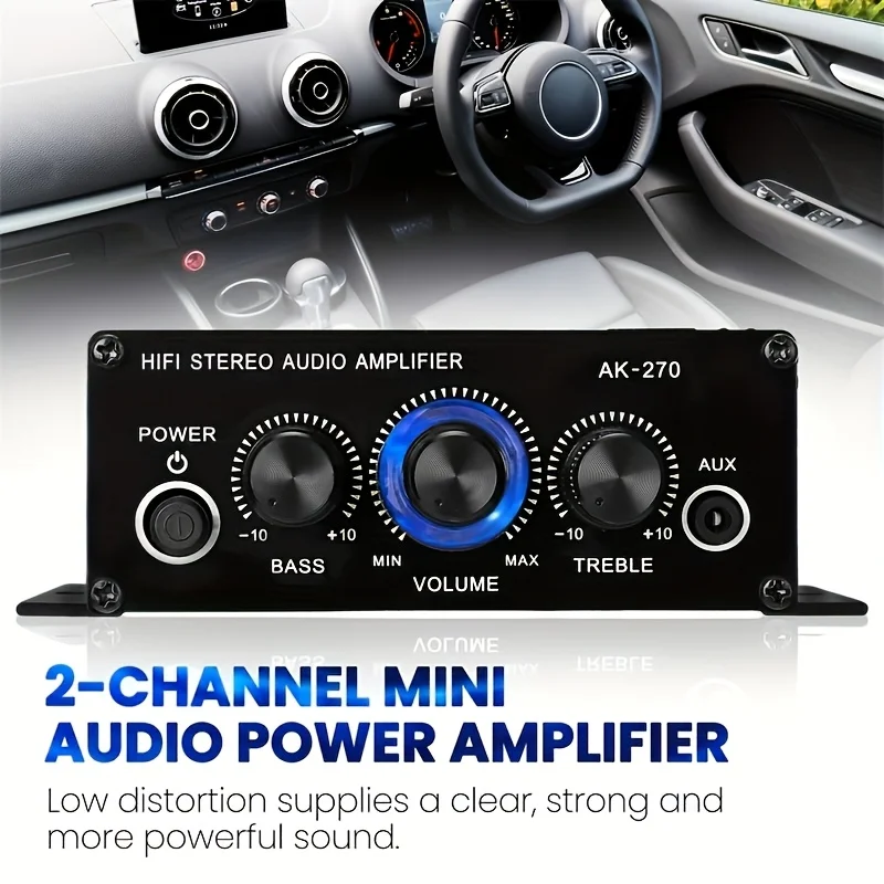 AK-270 12V/24V 400W Compact Po - Home Cinema Compact ulasan dan harga
