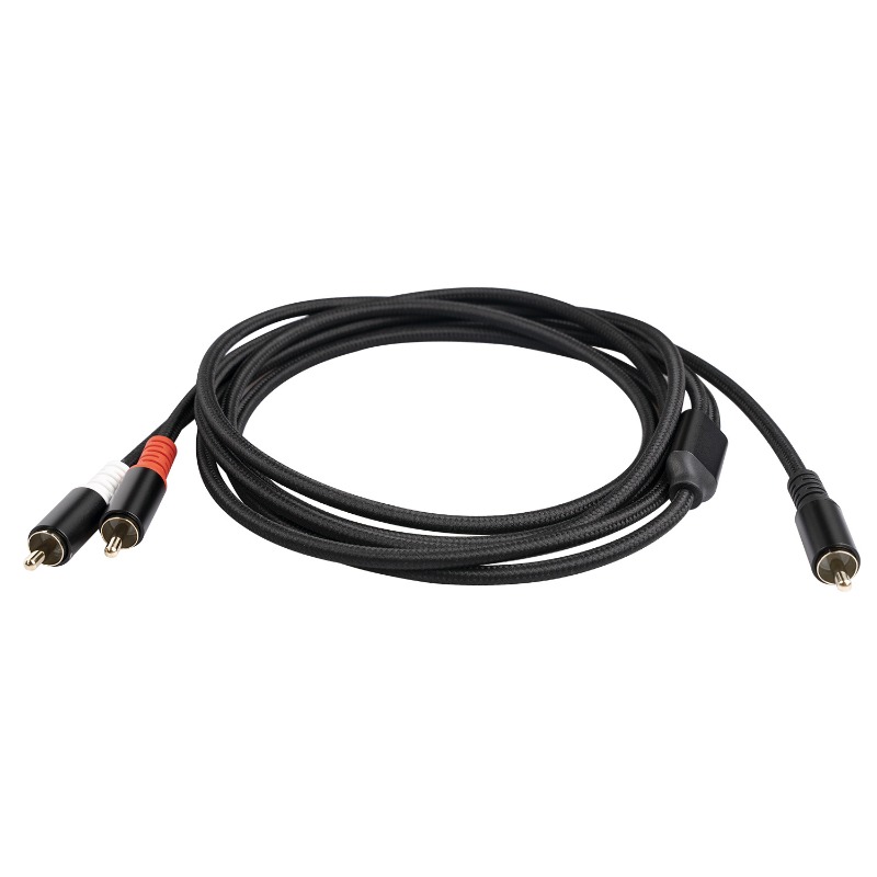 1/2/3M 1 RCA Male To 2 RCA Mal - Home Cinema Beamer ulasan dan harga