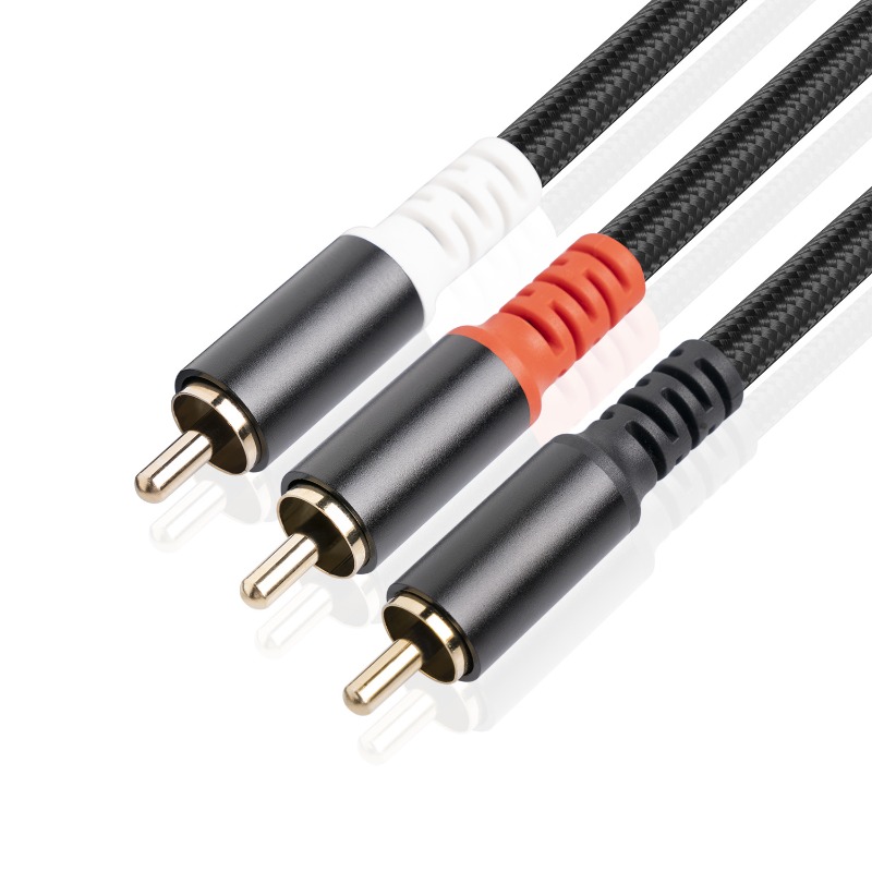 1/2/3M 1 RCA Male To 2 RCA Mal - Home Cinema Beamer ulasan dan harga