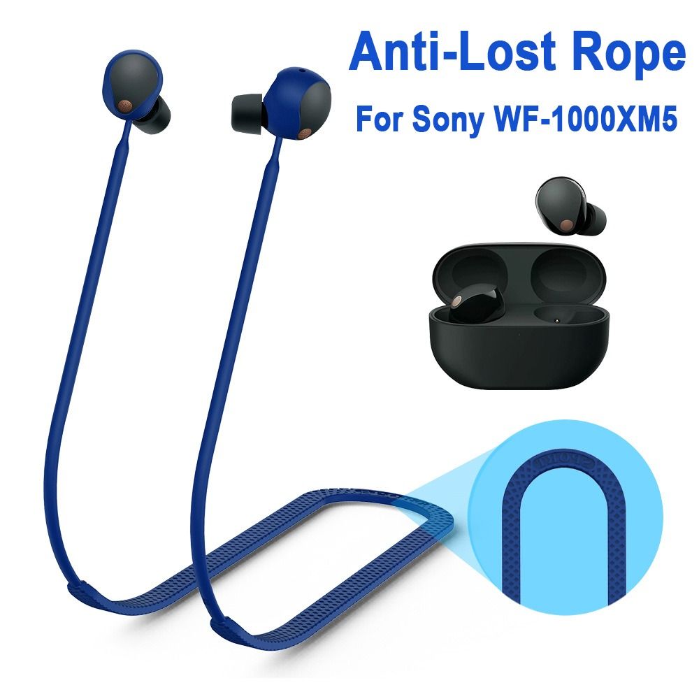 Anti-Lost Earphone Rope Silico - Sony Headphone Wf-1000Xm5 ulasan dan harga