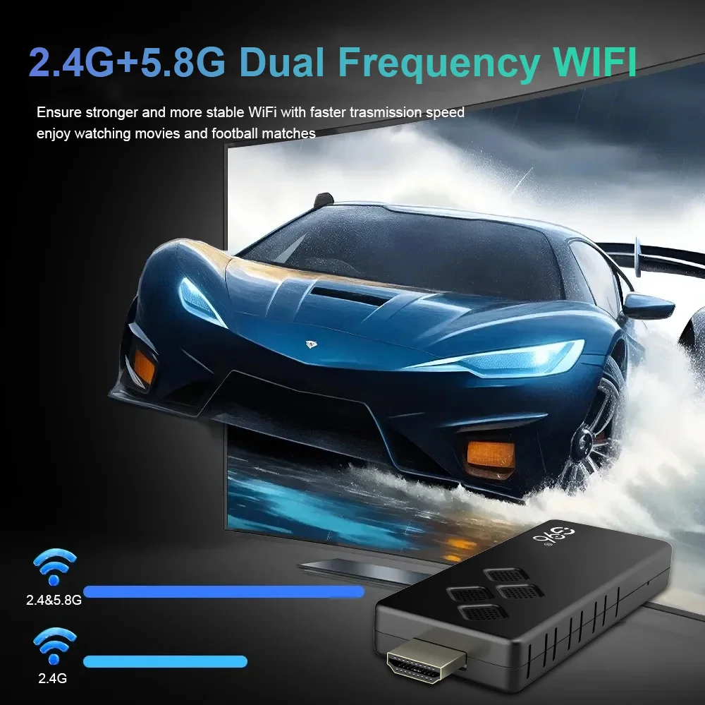 Q2 New Smart TV Stick High-per - 4K Media Player ulasan dan harga