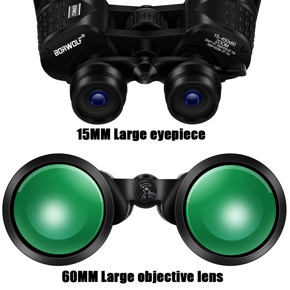 BORWOLF 15-450X60 Binoculars T - Home Cinema Center ulasan dan harga