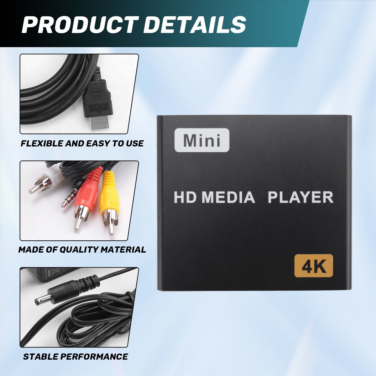 A40I Mini 4K HDD Media Player  - 4K Media Player ulasan dan harga